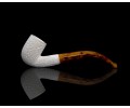 Block Meerschaum Rustic  Pipe
