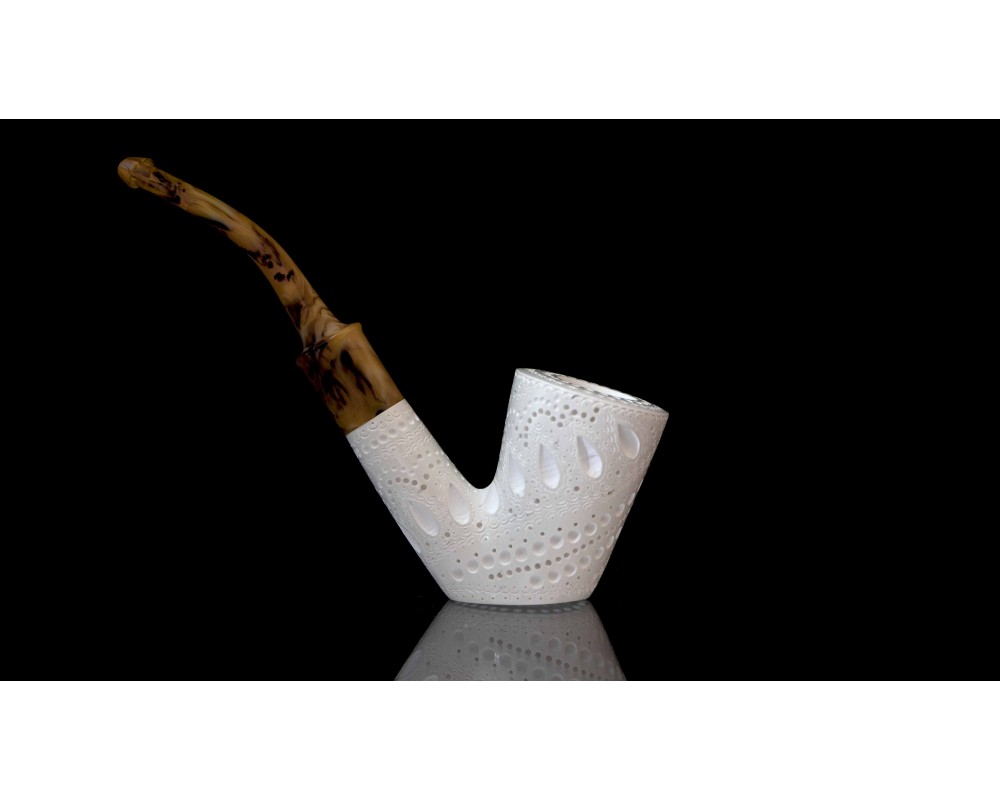 Handmade Meerschaum Sitting Pipe