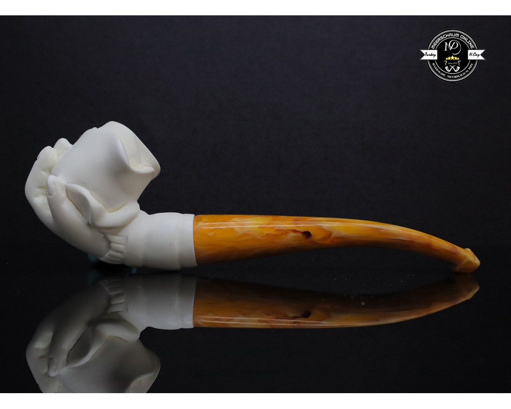 Handmade Block Meerschaum Pipe