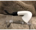Block Meerschaum Panel Bulldog Pipe