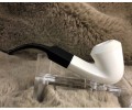 Block Meerschaum Panel Bulldog Pipe