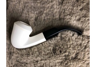 Block Meerschaum Panel Bulldog Pipe