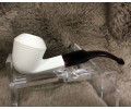 Block Meerschaum Panel Bulldog Pipe