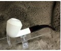 Block Meerschaum Panel Bulldog Pipe