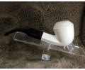 Block Meerschaum Panel Bulldog Pipe
