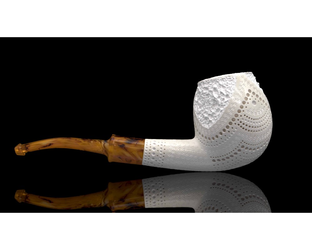 Meerschaum Semi Rustic Design Pipe