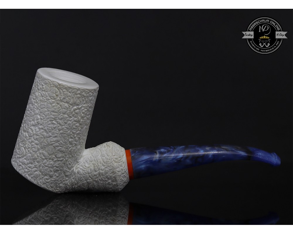 Handmade Block Meerschaum Cherrywood Pipe