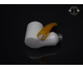 Handmade Block Meerschaum Silvery Pipe