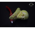 Handmade Block Meerschaum Skull Pipe