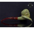 Handmade Block Meerschaum Skull Pipe