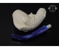 Handmade Block Meerschaum Eagle Claw Pipe