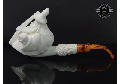 Handmade Block Meerschaum Magichan Pipe