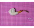 Handmade Block Meerschaum Eagle Claw Pipe