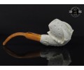 Handmade Block Meerschaum Eagle Claw Pipe