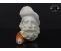 Handmade Block Meerschaum Poet Pipe