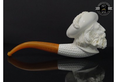 Handmade Block Meerschaum Poet Pipe