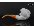 Handmade Block Meerschaum Eagle Claw Pipe