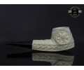Handmade Block Meerschaum Details Pipe