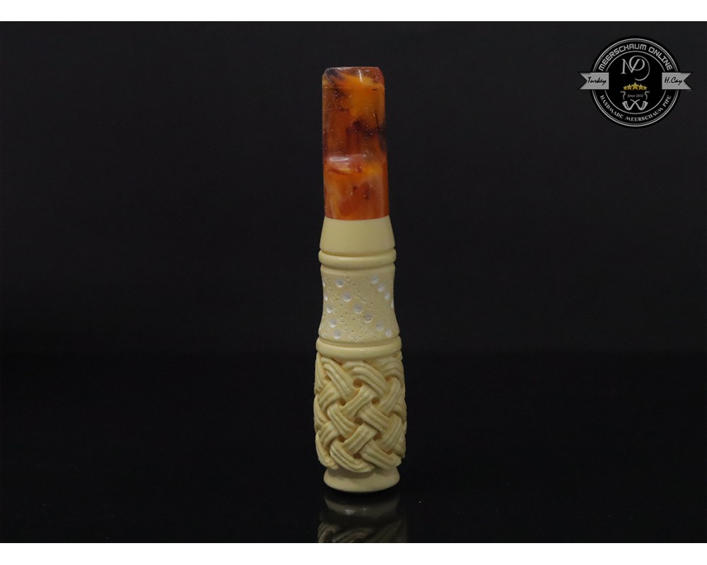 Handmade Block Meerschaum Cigarette Holders