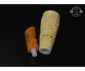 Handmade Block Meerschaum Cigarette Holders