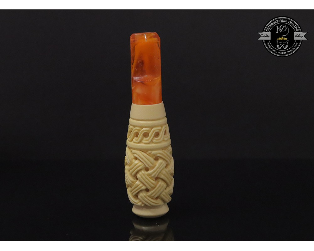 Handmade Block Meerschaum Cigarette Holders