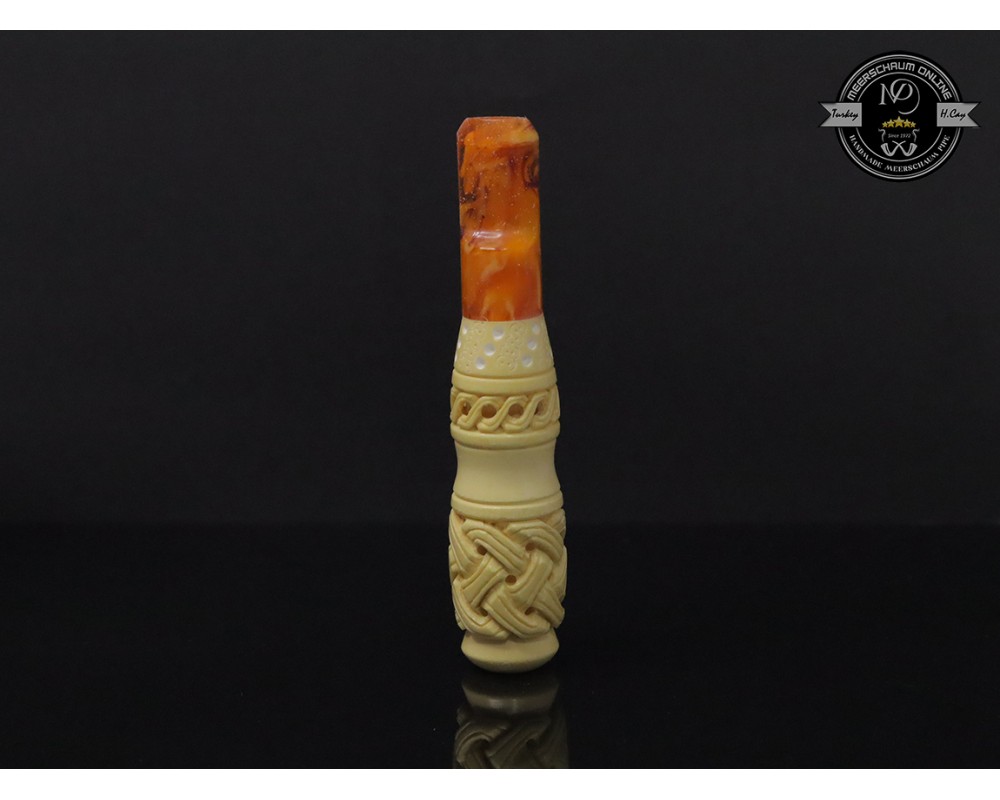Handmade Block Meerschaum Cigarette Holders