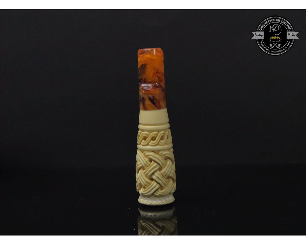 Handmade Block Meerschaum Cigarette Holders