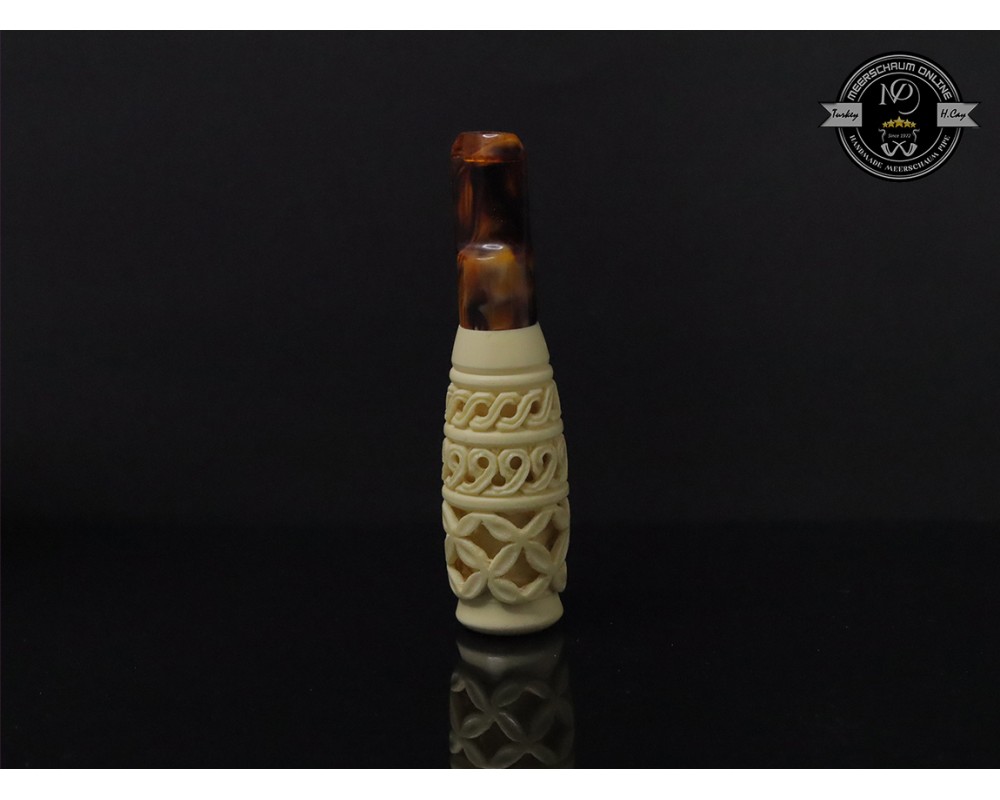 Handmade Block Meerschaum Cigarette Holder