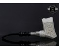 Handmade Block Meerschaum Silvery  Pipe
