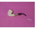 Block Meerschaum Silvery Pipe