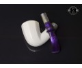 Block Meerschaum Silvery Pipe