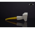Block Meerschaum Flower Design Pipe