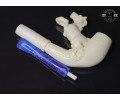 Block Meerschaum Horse Pipe