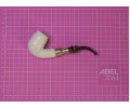 Block Meerschaum Silvery Pipe
