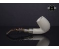 Block Meerschaum Silvery Pipe