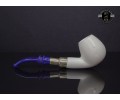 Block Meerschaum Silvery Apple Pipe