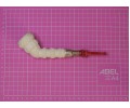 Block Meerschaum Silvery Horn Pipe