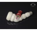 Block Meerschaum Silvery Horn Pipe