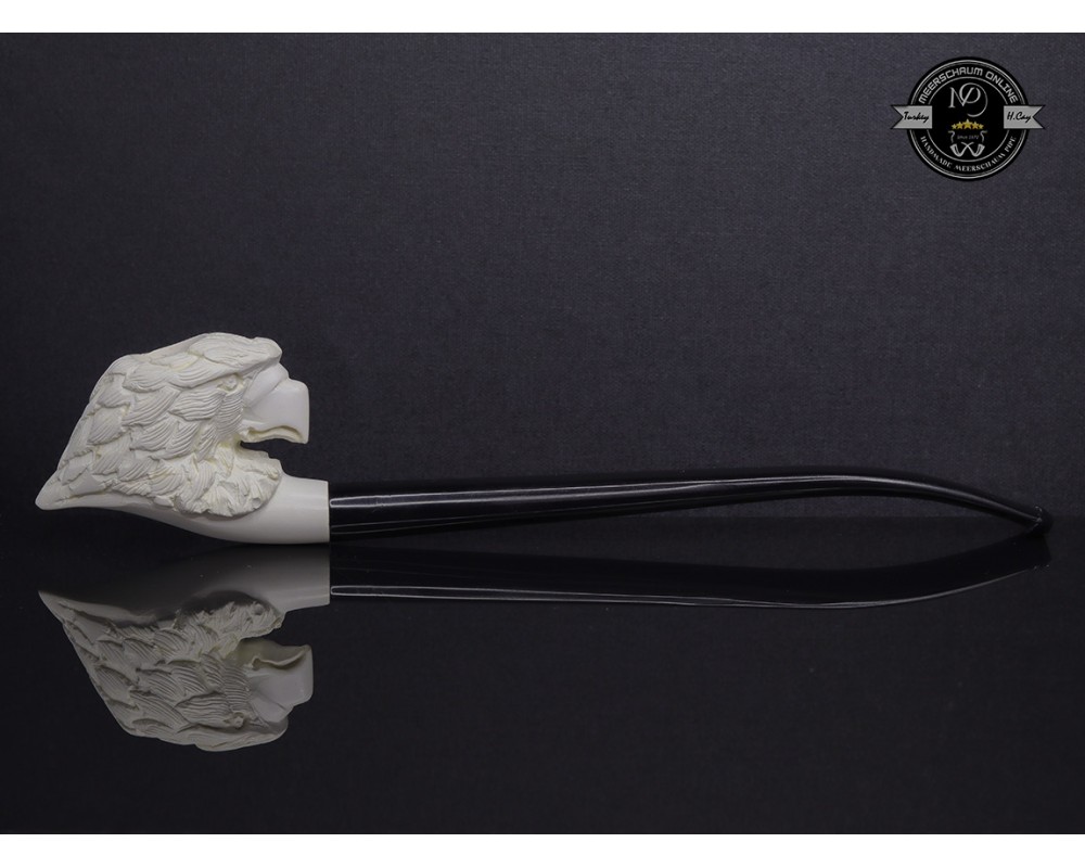 Block Meerschaum Eagle Churcwarden Pipe