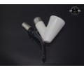 Block Meerschaum Silvery Army Pipe