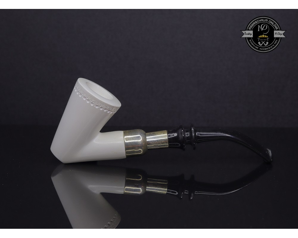 Block Meerschaum Silvery Army Pipe