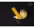 Block Meerschaum Vancleef style Pipe
