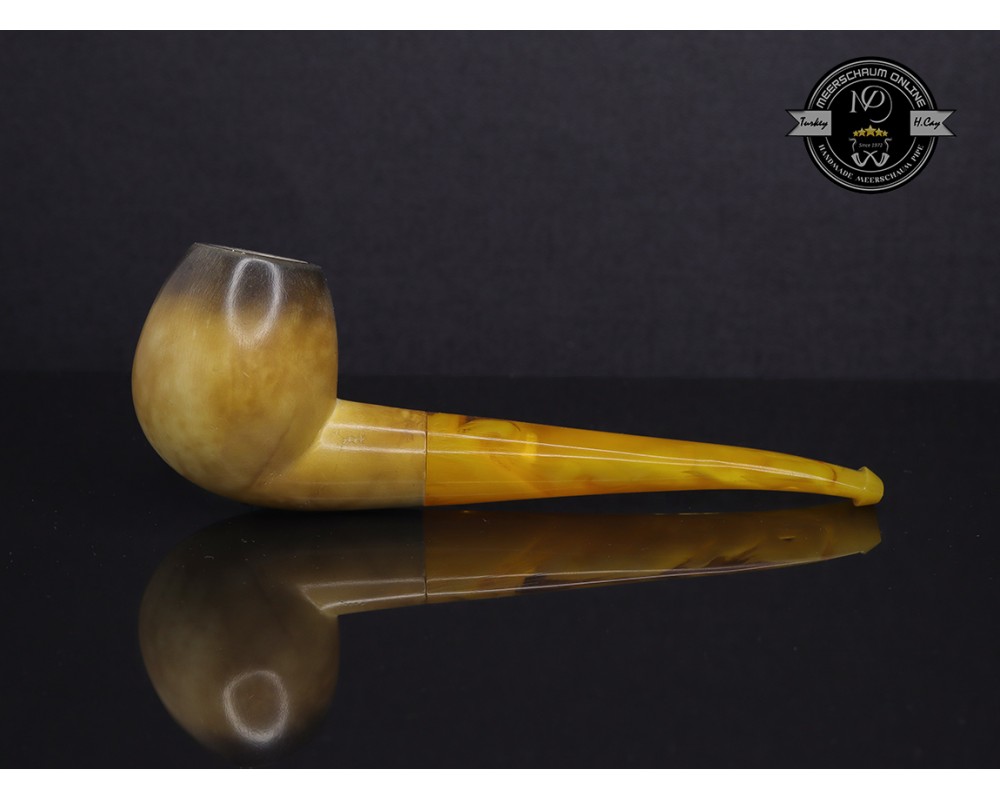 Block Meerschaum Vancleef style Pipe