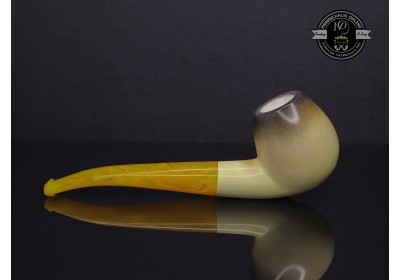 Block Meerschaum Vancleef style Pipe