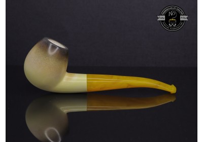 Block Meerschaum Vancleef style Pipe