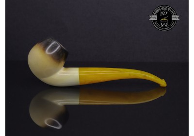 Block Meerschaum Vancleef style Pipe