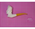 Handmade Block Meerschaum Soldier  Pipe