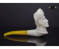 Handmade Block Meerschaum Soldier  Pipe