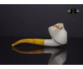 Block Meerschaum Natural Pipe