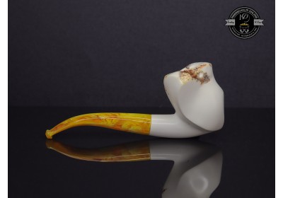 Block Meerschaum Natural Pipe